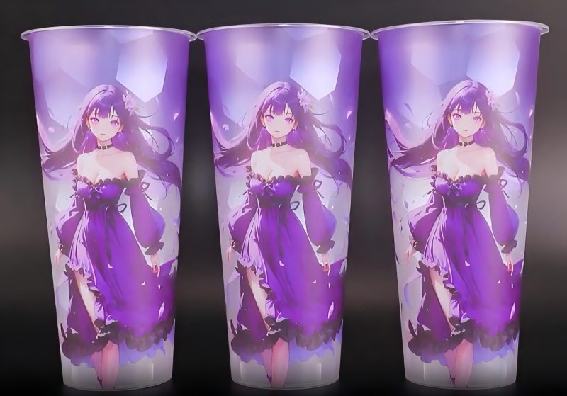 격자 컵의 YZY 고품질 라벨